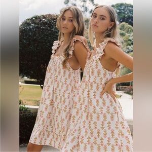 Piyama Nicolette Floral Ruffle Sleeve Dress